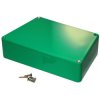 Hammond 1590TRPCGR Stomp Box Diecast Enclosure Trapezoid 95 x 122/151 x 39 Green