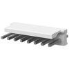 Pin header, 8 pole, pitch 3.96 mm, straight, natural, 3-640445-8
