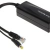 Stabilizator PoE 48V/12V umożliwiający zasilanie urządzeń napięciem DC 12V POE-802.3AT/24
