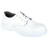 Shoe Lace Up White Microfibre Upper Pu S