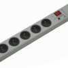 Listwa zasilająca, 16A, 250 V, 5 wtykowa Typ E - gniazdo francuskie