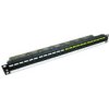 Patch Panel Rack 19 Kat.6 24P Utp Z Półką 1U Czarny Datagate+ Molex