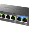 Nie Przełącznik Gigabit 7-portowy , montaż: stacjonarny Gigabit 10/100/1000/2500Mbit/s 7 0, D-Link Bez zarządzania