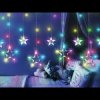 Lampki choinkowe 138 LED kurtyna gwiazdki multikolor program / Lx ML47M