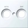 Merten System M Płytka centralna gniazda antenowego TV+FM+SAT biały active MTN299825