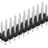Pin header, 20 pole, pitch 2.54 mm, straight, black, 10058647