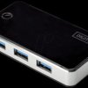 DA-70231 DIGITUS USB 3.0 4-port, black/aluminium, incl. power supply
