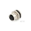 TE Connectivity T4131012081-000 Circ Metr Male Connector M12 A-Code 8P Shrouded