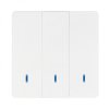 Coolseer RF Wall Switch - bezprzewodowy przycisk ścienny - RF 433MHz - 3-kanałowy - COL-BSW05W
