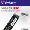 SSD hard drive, 256 GB, SATA-III/M.2 2280, black, Verbatim 49362