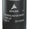 Kondensator 560 μF 400V dc Montaż zatrzaskowy EPCOS roztaw: 10 mm