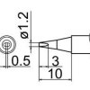 Grot śrubokręt płaski 1.2mm JV-TP19N do stacji iSolder-40 PT AOYUE T12