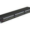 Patch panel 19cali 1U 24xRJ45 kat.5e FTP GMPnet supported by BITNER - 25 LAT gwarancji CU.PP.00009