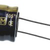 Kondensator 680 μF 63 V dc Promieniowe, Otwór przelotowy Panasonic Przewód promieniowy roztaw: 7.5 mm EEUFC1J681S