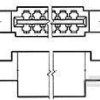 TE Connectivity 583680-1 TE AMP Misc One Piece Card Edge Connectors, 1 szt.