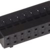 Osłona złącza 16-pinowe Żeńskie 2-rzędowe raster: 2 mm Hirose Kabel DF11 Prosty DF11 Series