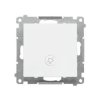 Simon 55 Przycisk dzwonek” z podświetleniem LED (moduł) 10 AX, 250 V~, szybkozłącza Biały mat TD1L.01/111