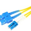 PATCHCORD ŚWIATŁOWODOWY SM SC/UPC-LC/UPC DUPLEX 2m