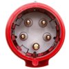 Wtyczka przenośna 5P 16A 400V czerwona IP44 P17 TEMPRA PRO 555129