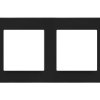 SIMON 55 Ramka 2 podwójna LINE czarny mat TR2/149 KONTAKT SIMON
