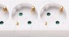 Socket strip, 5-way, 1.4 m, with switch, white