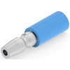 Round plug, Ø 4.086 mm, L 20.32 mm, insulated, straight, blue, 1.04-2.62 mm², AWG 16-14, 324227