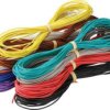 PVC-stranded wires kit, halogen free, 0.75 mm², 24 x 0.2 mm, black/white/red/blue/brown/gray/green/yellow/orange/purple, outer Ø