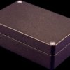 Aluminum die cast enclosure, (L x W x H) 125 x 81 x 25 mm, black (RAL 9005), IP66, 1550Z107BK