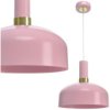 Lampa Wisząca Malmo Pink 1Xe27 Mlp6199 Milagro