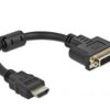 adapter HDMI, DVI Delock 65206 65206, 0.20 m