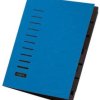 Teczka segregująca PAGNA Pagna 40058-02, Blau, Porträt, A4, 245 mm, 320 mm DIN A4 karton przeszpanowy Ilość przegródek:
