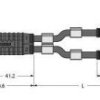 Turck 6630435 Rozdzielacz i adapter czujnika/aktuatora VBRS4.4-2PKW3S-2/2/TXL, 2 m, 1 szt.