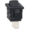 Bulgin H8601VBAAA SPST Miniature Non Illuminated Off-On Black Rocker Switch