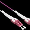 LW-U803LC4 Optical Fiber Cable Duplex OM4 50/125µ LC/LC, 3m, violett
