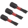 Sealey AK8201 Slotted 4.5mm Impact Power Tool Bits 25mm - 3pc