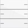 5753 03 Rocker set, 3-way for tactile sensor 4.55 - pure white, glossy