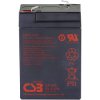 CSB GP645F1 VRLA 6V 4.5Ah AGM 70x107x48mm Blade Terminal Maintenance-free