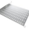 Półka stała 19 1U głęb. 450mm, kolor szara, 4 punkty mocowania SA-P-19-1U-450-4-S