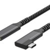 USB 3.2 extension cable, USB plug type C to USB socket type C, 0.5 m, black/white, FL31-74013