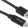 Kabel USB Złącze A USB A Złącze B USB C dł. 1m Kabel ładujący z USB-A na USB-C USB 2.0 kolor: Czarny