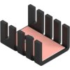 Heatsink, (L x W x H) 14 x 9 x 19 mm, 22.33 K/W, black anodized, 40902101191409