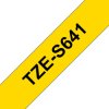 Brother TZES641 TZE-S641 label-making tape Black on yellow TZ
