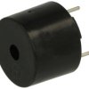 Buzzer elektromagnetyczny; TMB12A05; 85 dB (d=0,1m); 4÷8V; 30mA; fi 12mm; 2,5kHz; przewlekany (THT); 5; ciągły; z generatorem; p