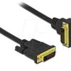 85893 DVI Cable 24+1 male to 24+1 male angled 1 m