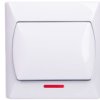 Akcent Łącznik Pojedynczy Z Podświetleniem Biały Łp-1As/00