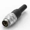 Łącze DIN RS PRO 5-pinowe, seria DP1605APANY Kabel Prosty Standard 250V 5 5A IP40 Męski