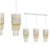 Lampa Wisząca Almeria White/Gold 3Xe27 Mlp6445 Milagro