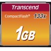 Karta pamięci flash CompactFlash, 1 GB, Transcend MLC -25 → +85°C