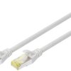 kabel LAN Digitus DK-1644-A-015, 1 szt., RJ45, CAT 6a, S/FTP, 1.50 m, szary
