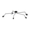 Lampa Sufitowa Joker Black 5Xgu10 Mlp1341 Milagro